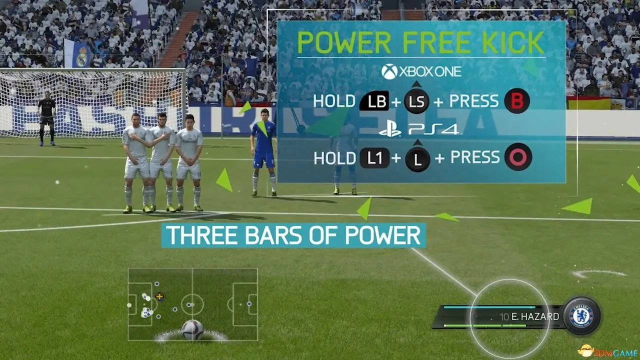 FIFA 16 大力任意球图文教学 任意球力度调节技巧