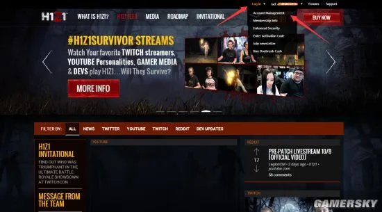 《H1Z1》游戏官方网站注册教程 图文翻译