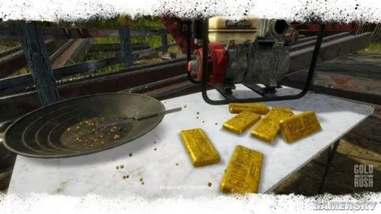 波兰这款挖金矿游戏《淘金热》超逼真 开局挖掘机提炼金坷垃