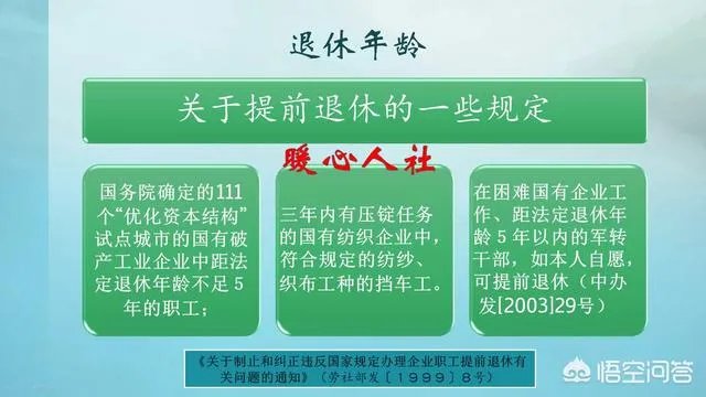 哪些人可以提前退休？