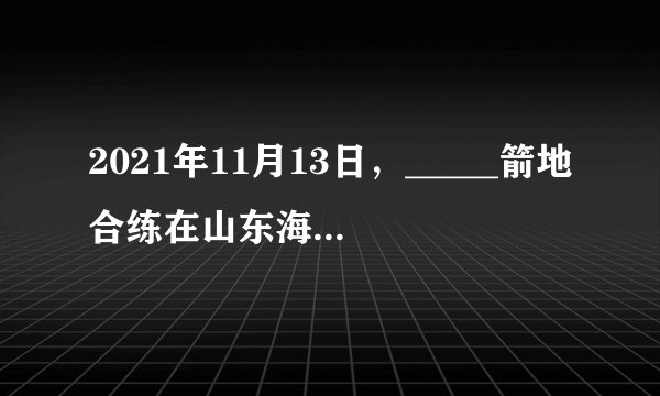 2021年11月13日，_____箭地合练在山东海阳试验成功。即将于2022年3月实施“一箭六星”首飞发射任务。（　　）A.长征九号