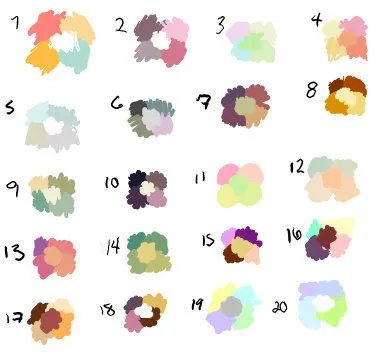 十分全的调色盘配色，收藏