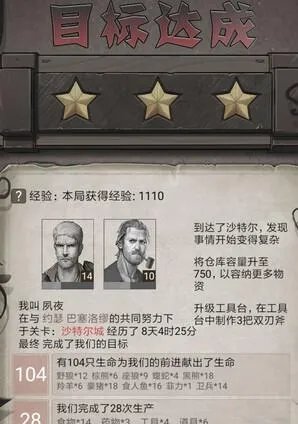 荒野日记沙特尔城生存技巧