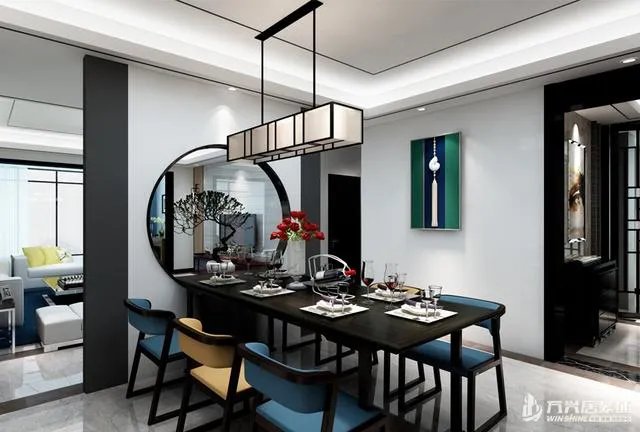 眉山加州国际城新中式装修风格