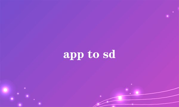 app to sd