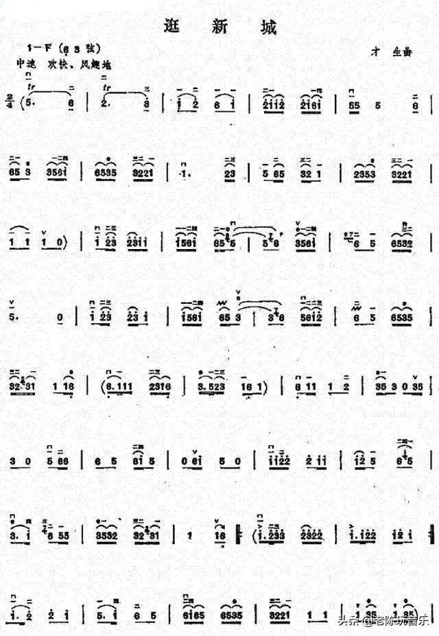 逛新城二胡用什么弦演奏？