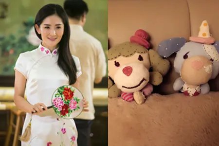 谢娜做娃娃赠好友 心灵手巧的准妈妈