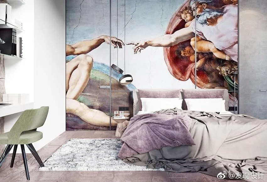 走进这间位于纽约的现代感公寓就像进到欧洲博物馆或是梵蒂冈一般...