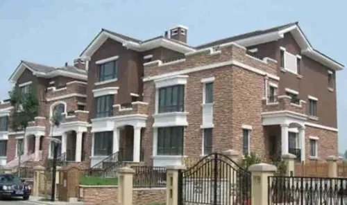 农村别墅外墙装修效果图 外墙用真石漆还是瓷砖