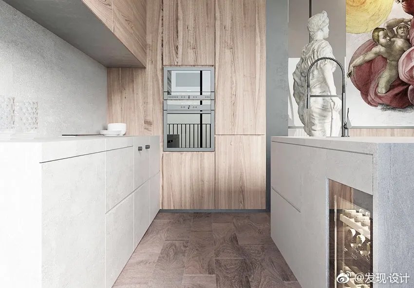 走进这间位于纽约的现代感公寓就像进到欧洲博物馆或是梵蒂冈一般...