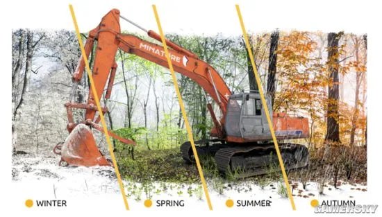 波兰这款挖金矿游戏《淘金热》超逼真 开局挖掘机提炼金坷垃