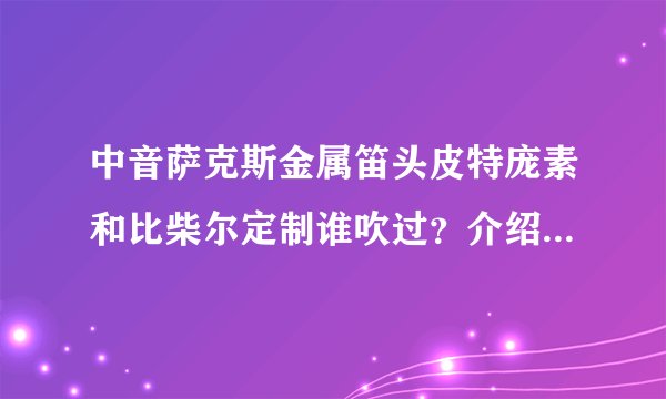 中音萨克斯金属笛头皮特庞素和比柴尔定制谁吹过？介绍介绍哪个吹流行爵士音色好！纠结中！不知道买哪个好