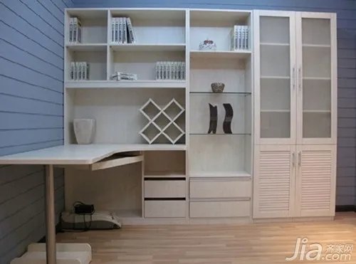 书架电脑桌介绍   书架电脑桌效果图欣赏