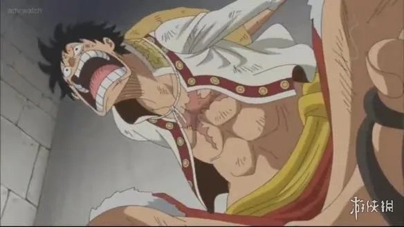 《海贼王》动画812话先行图  路飞被关押双手钉墙上