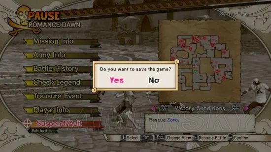 《海贼无双3》存档方法及存档位置详解 怎么存档