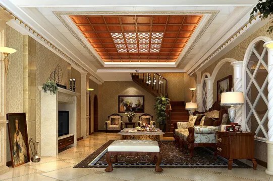 客厅集成吊顶效果图来袭，看看天花吊顶的不同装修效果