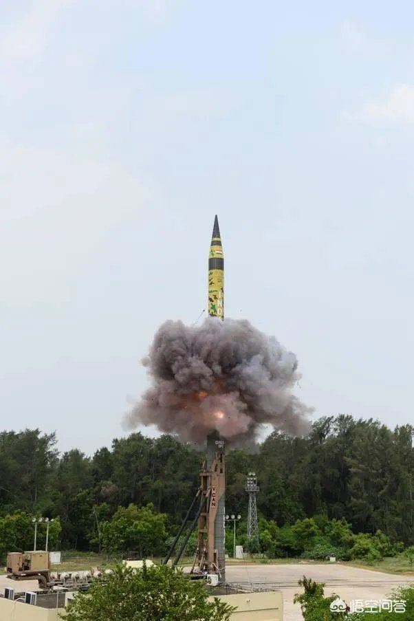 印度测试最远射程的烈火-5导弹，印度的洲际导弹水平能排在世界第几？