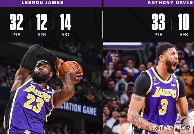湖人加时胜掘金，詹姆斯30+三双，浓眉哥30+两双，他们二人是不是历史最佳组合？