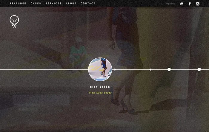 一组酷炫动效设计的网站欣赏