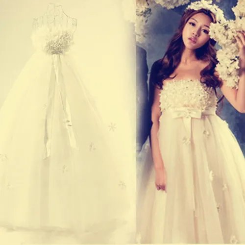 抹胸婚纱礼服搭配大全 抹胸婚纱穿法