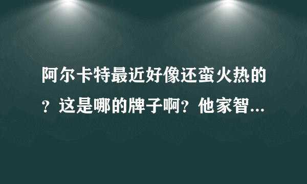 阿尔卡特最近好像还蛮火热的？这是哪的牌子啊？他家智能机怎么样啊？