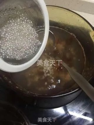 桃胶椰汁西米露