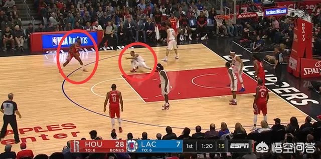 哈登晃倒韦斯利约翰逊数米远，等他站起来再投进三分，什么水平？