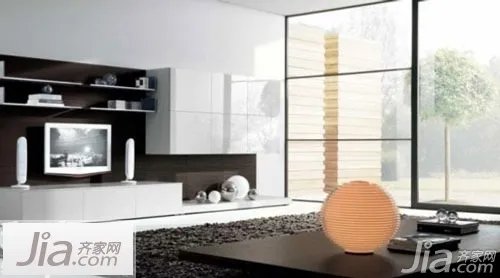 37图现代简约电视背景墙 打造时尚家居风