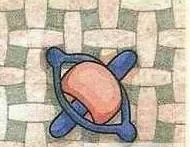 关于十字绣珠子的绣法（五福临门图）