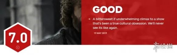 《权游》第八季第六集媒体评价：一言难尽，褒贬不一