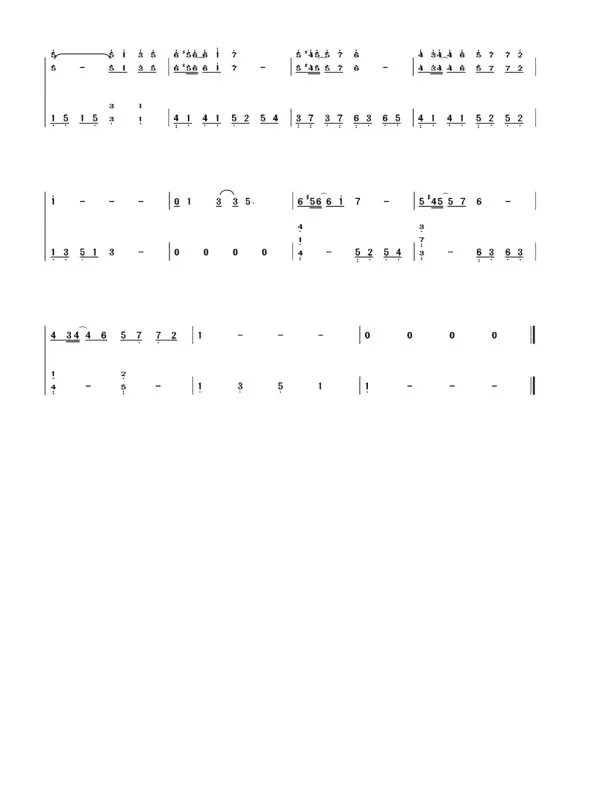 一个人的浪漫钢琴版的简谱