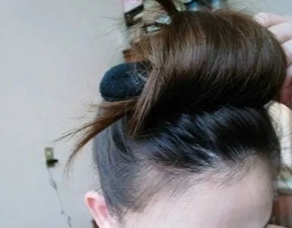 怎样扎韩式花苞头