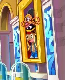 奥比岛水晶城堡的绳子在哪