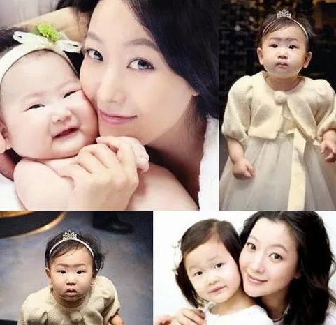 金喜善的女儿照片曝光 网友调侃金喜善女儿太丑