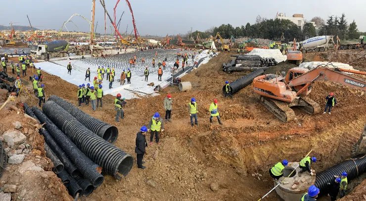 金牛集团驰援武汉火神山医院建设