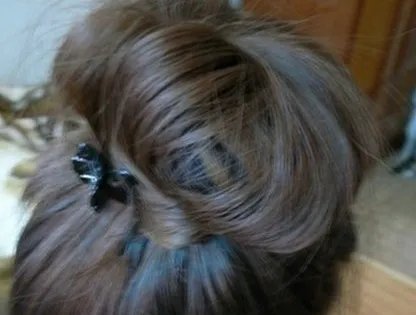 怎样扎韩式花苞头