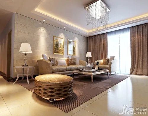 能强瓷砖图片 能强瓷砖客厅效果图欣赏