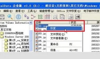Final Data恢复数据操作过程