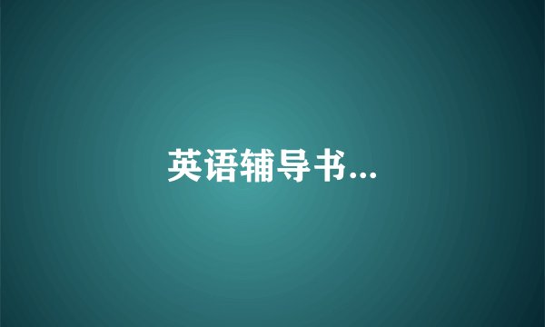 英语辅导书...
