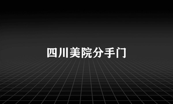 四川美院分手门