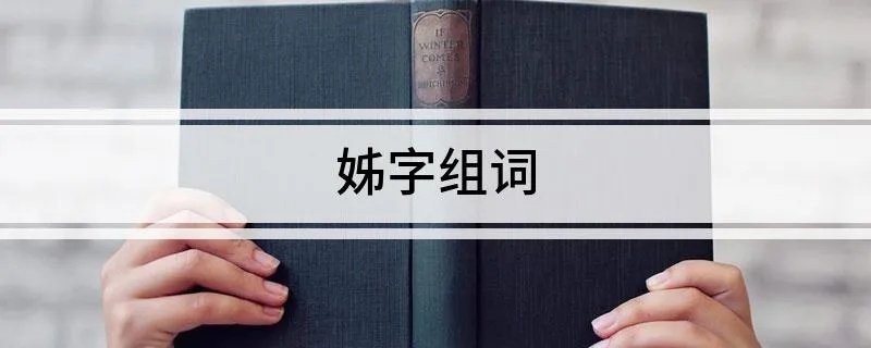 姊字组词