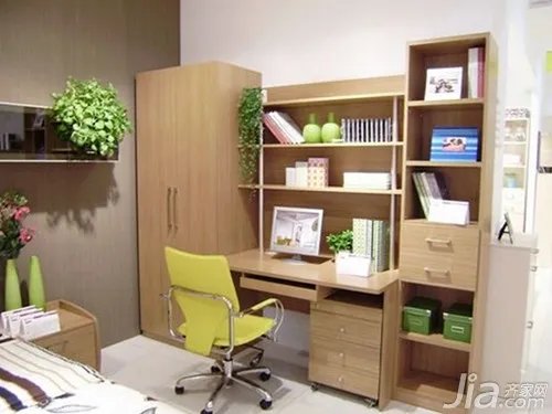 书架电脑桌介绍   书架电脑桌效果图欣赏