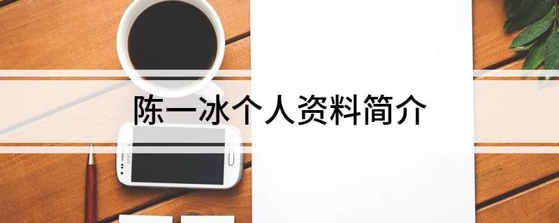 陈一冰个人资料简介