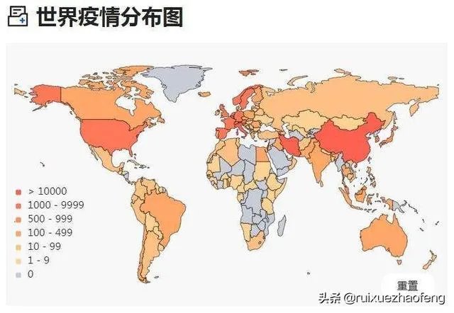 美国法国病例马上过万，还有哪些国家要过万呢？