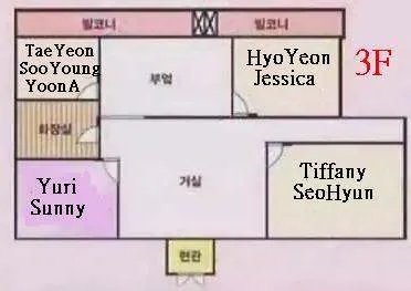 少女时代宿舍和谁