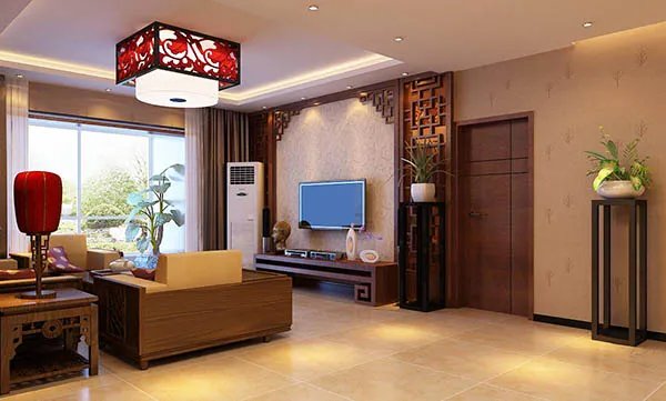 中式装修电视墙效果图 带你感受历史沉淀出的魅力