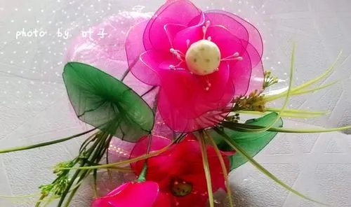 怎样做丝网花---荷花的详细做法