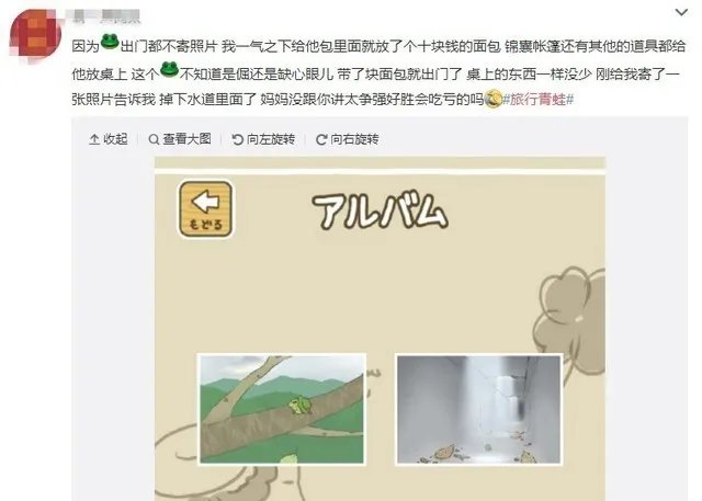天天都在苦等照片 蛙儿子为何深得人心