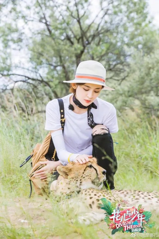 古力娜扎狂吃巨型披萨,又要像迪丽热巴一样装吃货了吗?