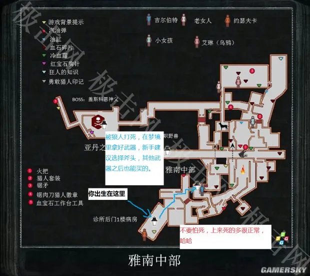 《血源》新手图文攻略 路线及BOSS打法新手攻略